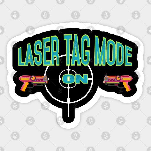 Gift for Laser Tag PLayers Laser Tag Girl Birthday Sticker by Riffize